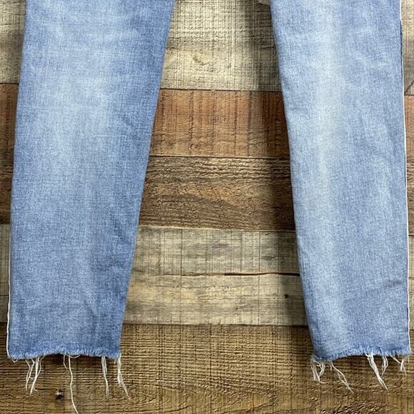 BlankNYC The Great Jones Mid Rise Zipper Trim Skinny Jeans Slumlord Blue Size 27 - Picture 7 of 12